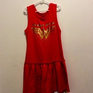 Red wonder women dress